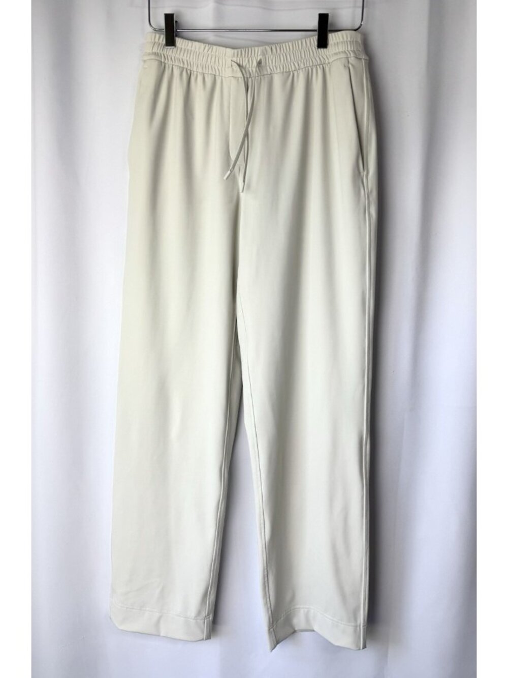 Lululemon Womens Luxtreme Pants Bone Straight Leg Mid Rise Pull On Trouser Small - Picture 2 of 11